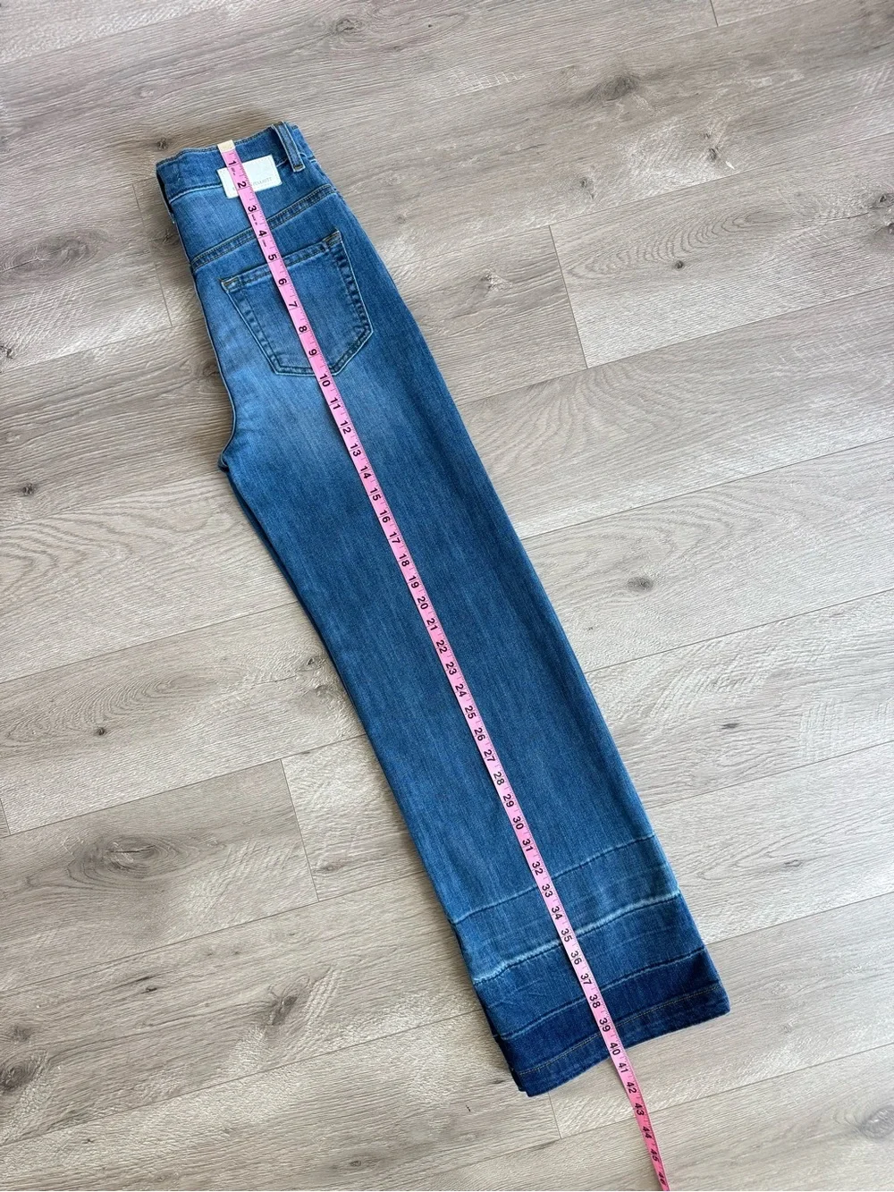 Current/Elliot Wide Leg Jeans The Navigator in Doheny Size 25